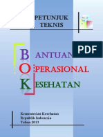 Petunjuk Teknis BOK 2013