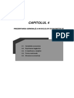Prezentare Generala de Modele Econometrice PDF