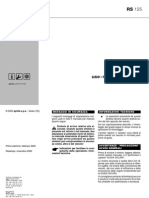 Aprilia RS 125 - Manuale Di Uso e Manutenzione