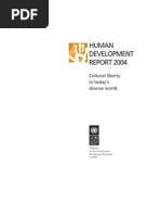 Human Development Report 2004 - Cultural Diversity