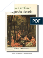 Gimferrer Pere - Segundo Dietario 1980 1982