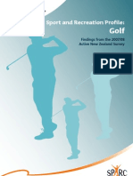 Sport and Recreation Profile: Golf