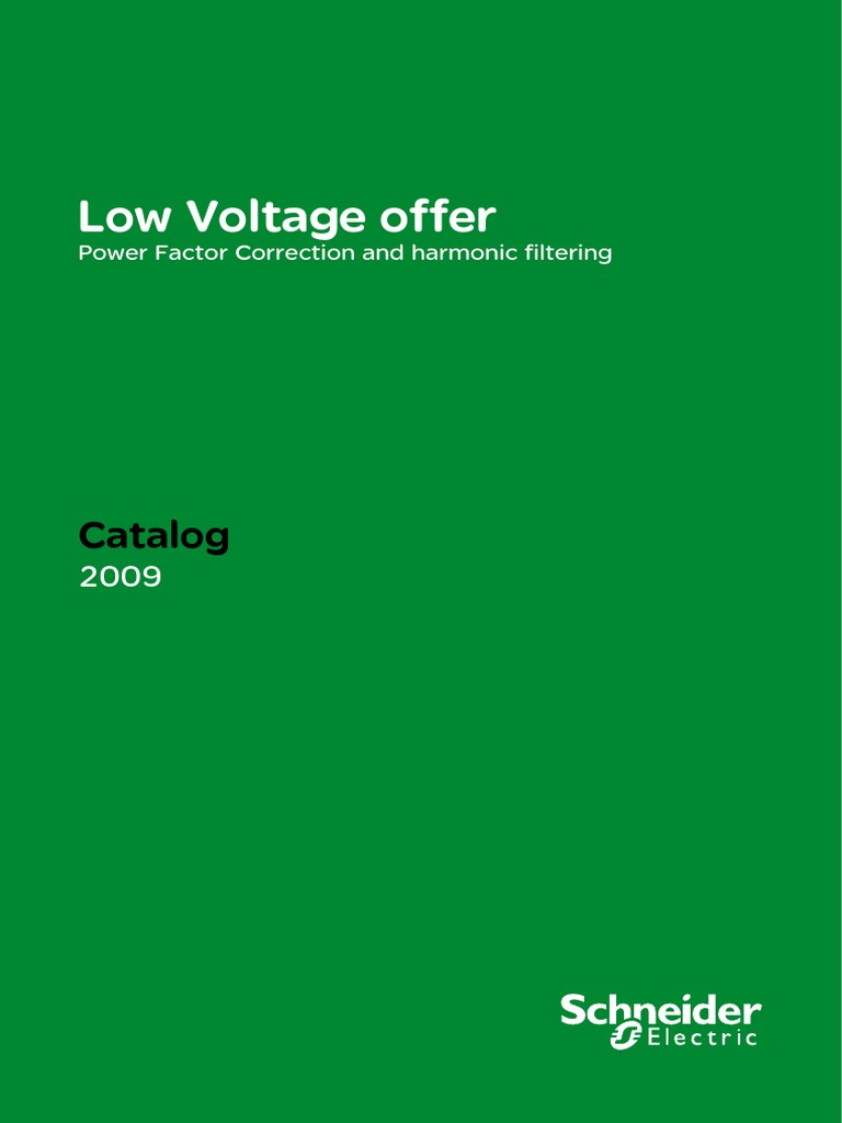 Schneider Power Factor Correction and Harmonic Filtering (B 954