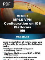 MPLS10S08-MPLS VPN Configuration On IOS Platforms