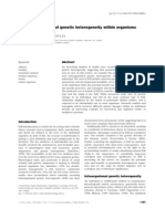 2004, Pineda-Krch. Costs and Benefits of Genetic Heterogeneity Within Organisms.