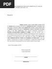 MODELO DE DECLARAÇÃO DE TRABALHO