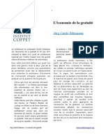 Jorg Guildo Huslman L'economie de La Gratuite IC PDF