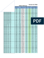 Calculo de Presiones Bladi