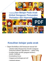 Kesulitan Belajar Pada Anak-ES