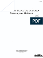 Sainz de La Maza, Eduardo - Música para Guitarra (Union Musical)