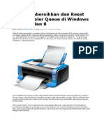 Cara Membersihkan Dan Reset Print Spooler Queue Di Windows Vista