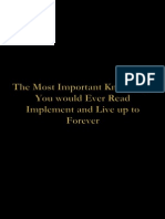 The Most Important Knowledge You Would Ever Read Implement and Live Up To Forever PDF