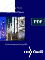 CAPE-OPEN Support and Integration in PRO/II Simulation Software