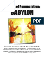 Prayers of Renunciation - BABYLON