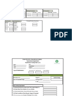 ANNUAL Maintenance Format