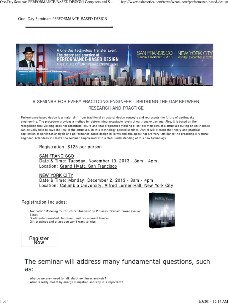 PERFORMANCE-BASED DESIGN Seminar | PDF | Strength Of Materials ...