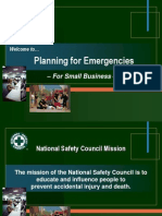 Planning For Emergencies