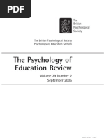 Download The Psychology of Education Review Vol 29 No 2 Sept 05 by ttrb SN19640085 doc pdf