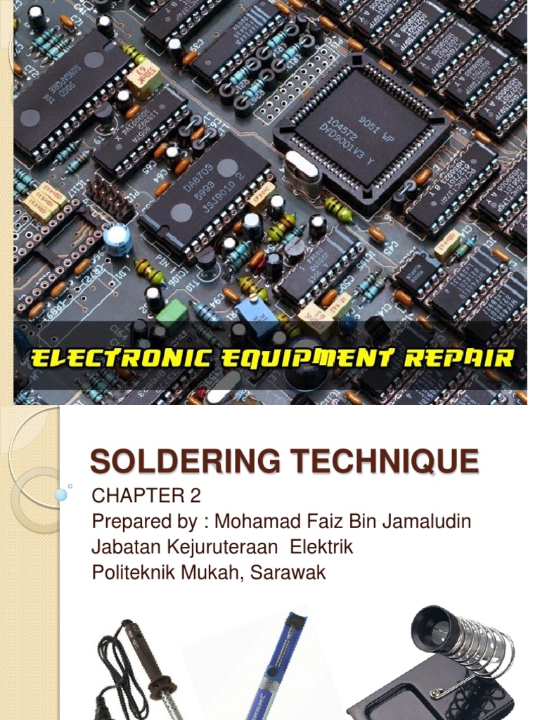 Chapter 2 - Soldering Technique | PDF | Soldering | Solder
