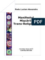 Manifestul Miscarii Trans-Religioase - Radu Lucian Alexandru