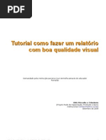 Download Tutorial como fazer um relatrio com boa qualidade visual by Augusto Schwartz SN19642287 doc pdf