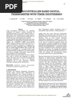 A Micocotroller Based Digital Thermometer With Timer Digithermo