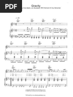 Download Coldplay - Gravity Sheet Music by Rick van Uum SN196429797 doc pdf