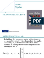 Linear Equations in Linear Algebra: The Matrix Equation