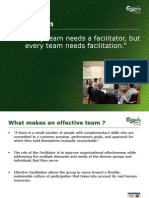Facilitation: "Not Every Team Needs A Facilitator, But Every Team Needs Facilitation."