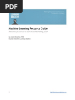 Machine Learning Resource Guide