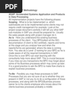 SAP Implementation Process