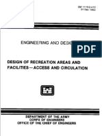 EM 1110-2-410 - Design of Recreation Areas and Facilities - Access and Circulation -Web