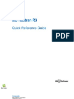 MD Nastran R3 Quick Reference Guide