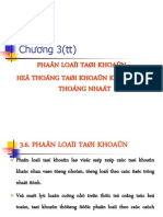 Chương 3 (TT) : Phaân Loaïi Taøi Khoaûn Heä Thoáng Taøi Khoaûn Keá Toaùn Thoáng Nhaát