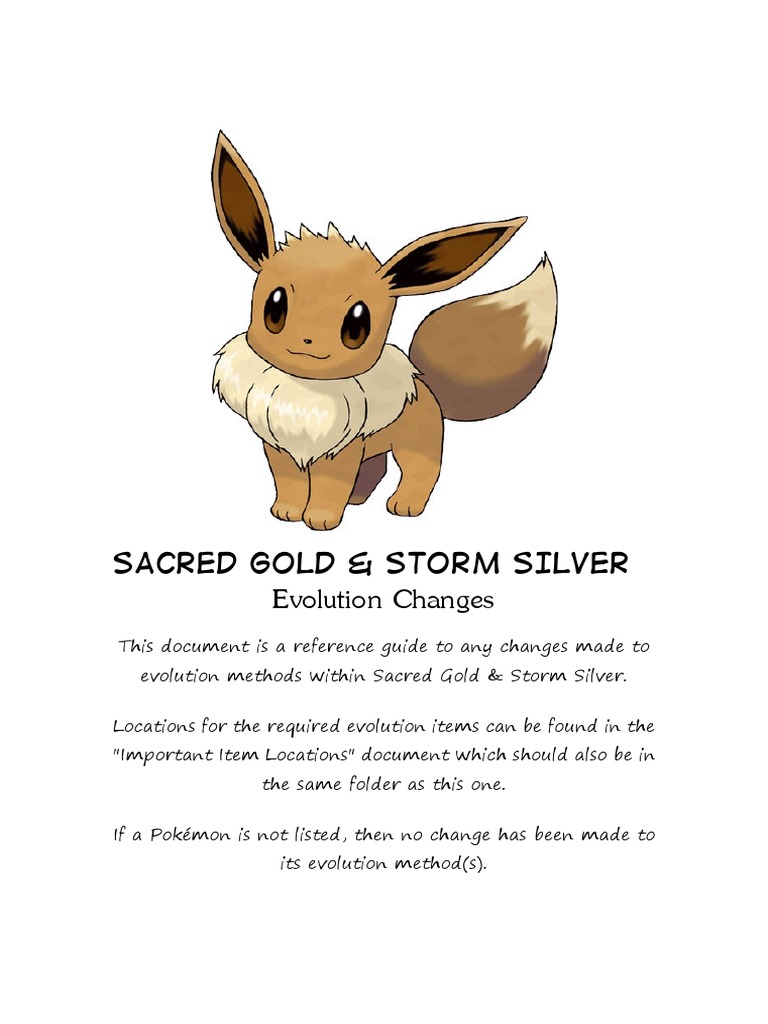 Evolution Changes