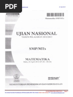 Download Soal Dan Pembahasan Ujian Nasional Matematika Smp 2013 Paket 2 by Wayan Sudiarta SN196480266 doc pdf