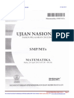 Download Soal Dan Pembahasan Ujian Nasional Matematika Smp 2013 Paket 2 by Wayan Sudiarta SN196480266 doc pdf