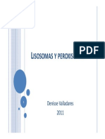 Lisosomas y Peroxisomas 2011