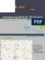 Introducing Banloc PV Project: by Solartech Solutions