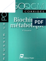 Biochimie Metabolique 150 QCM