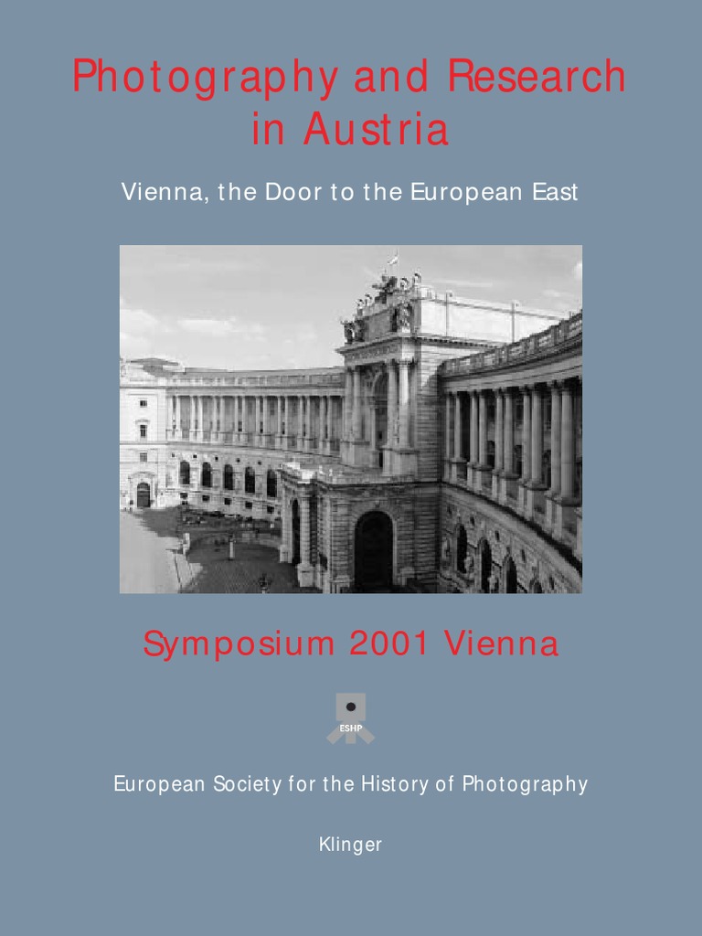 Photography and Research in Austria2001 PDF Photograph Austria Hungary pic