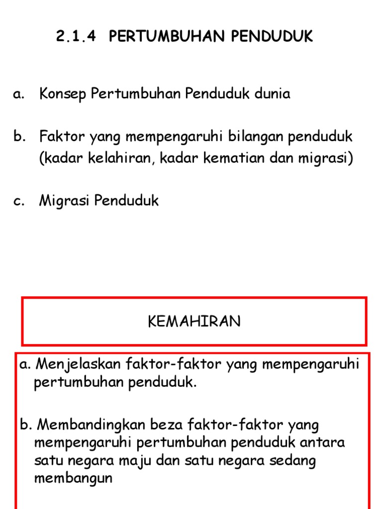 Faktor Faktor Yang Mempengaruhi Kadar Kelahiran Dan Kematian Pdf