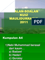 Soalan-Soalan Kuiz Maulidurrasul 2011 - 3