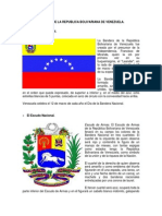 Símbolos Patrios de La República Bolivariana de Venezuela