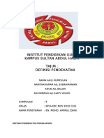 Tugasan Pendekatan