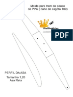 Planta Perfil de Asa e Trem de Pouso