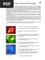 Solar Storms: Odds, Fractions and Percentages: Space Math Http://spacemath - Gsfc.nasa - Gov