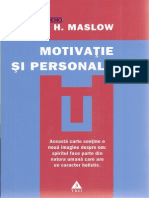 Abraham H Maslow Motivatie Si Personalitate