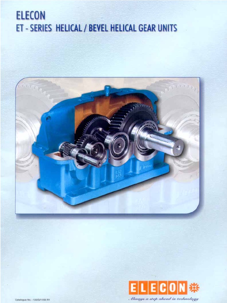 Elecon KCN Gear Box PDF Gear Transmission (Mechanics)