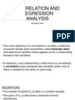 Correlation and Regression Analysis